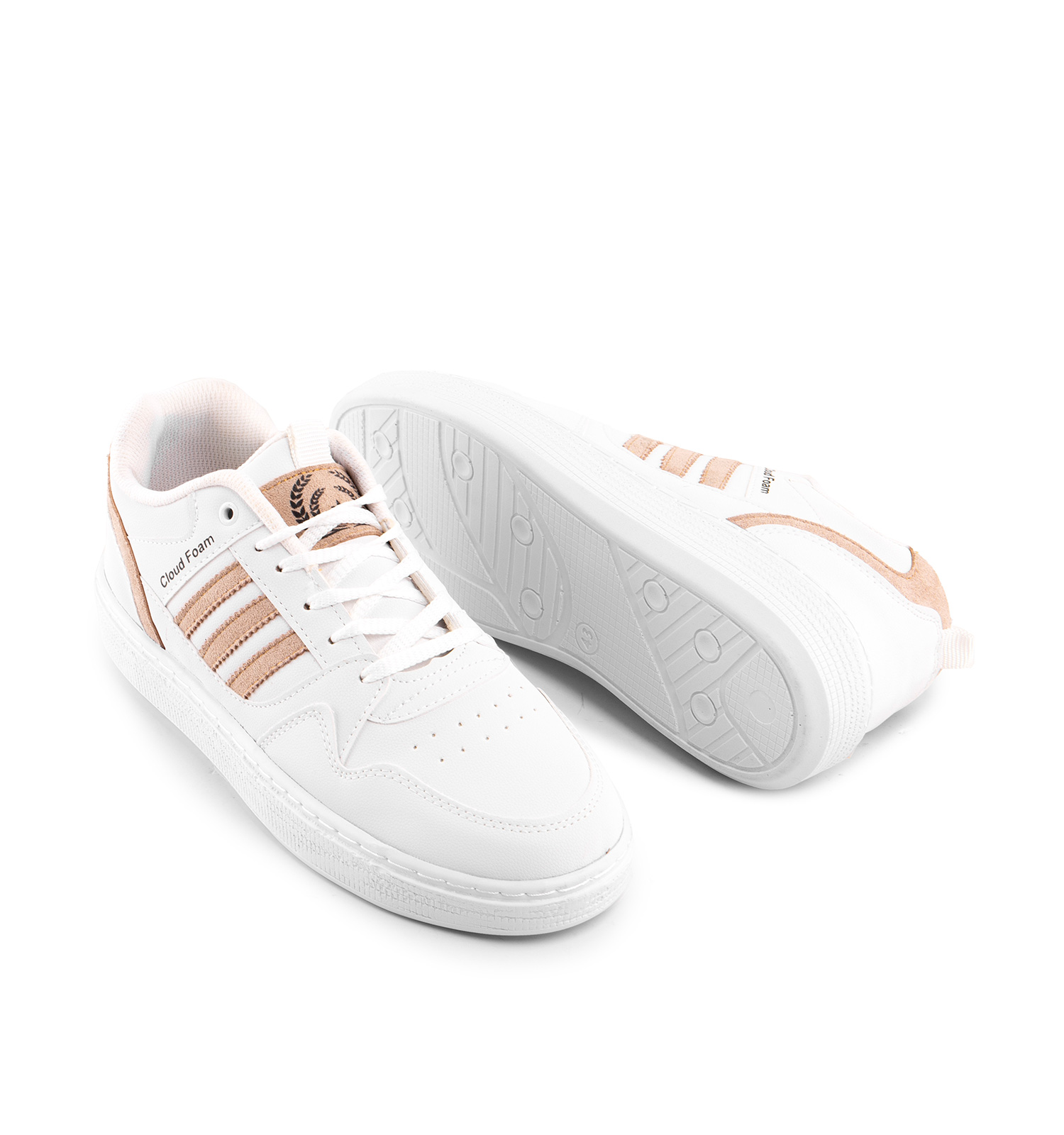 کفش اسپرت Adidas مردانه سفید بندی مدل 43325