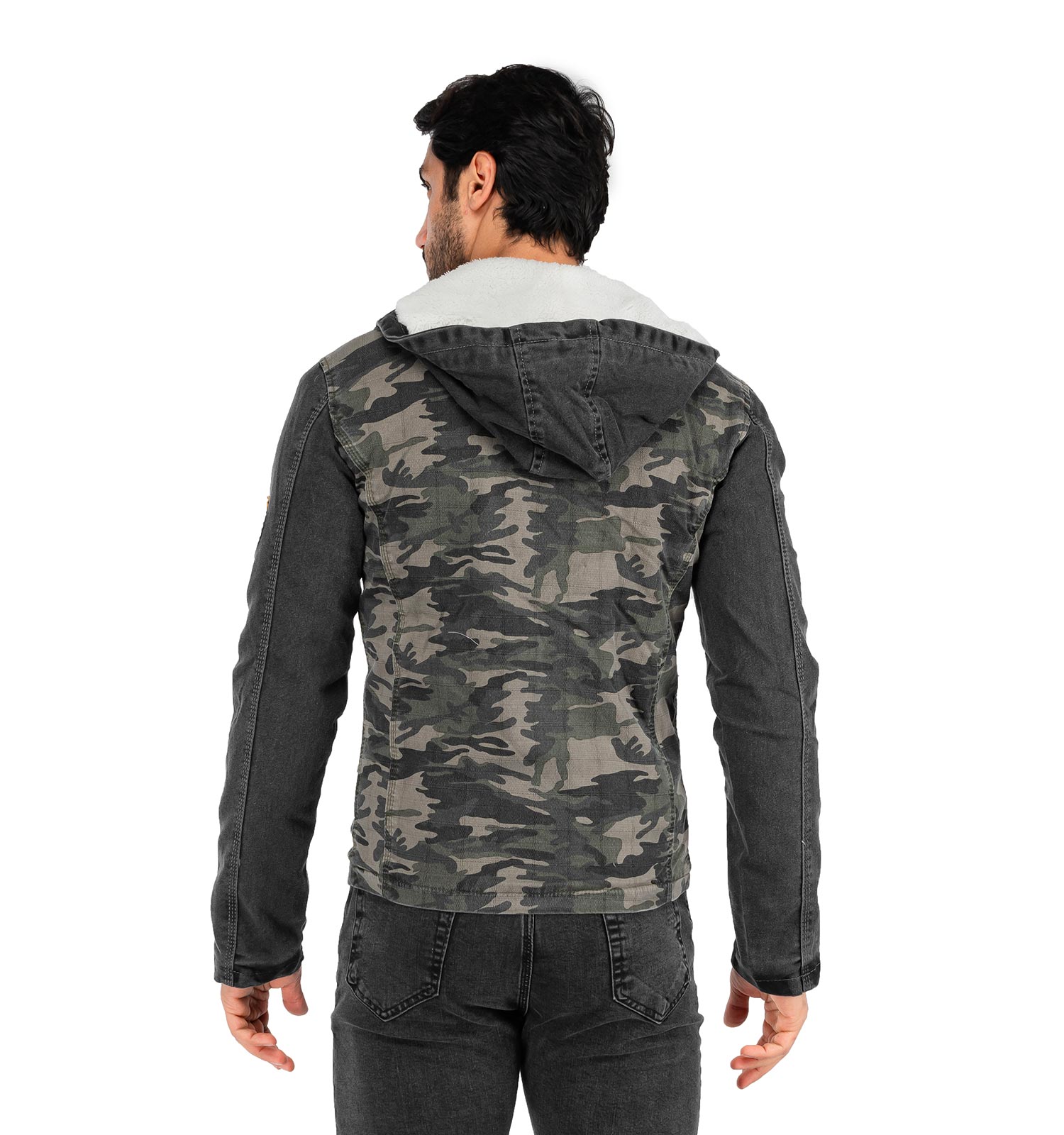 کاپشن کتان مردانه چریکی Stark مدل 40647