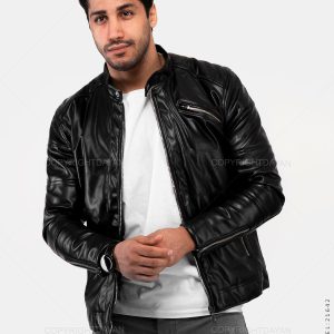 کاپشن چرمی مردانه Floy مدل 21642