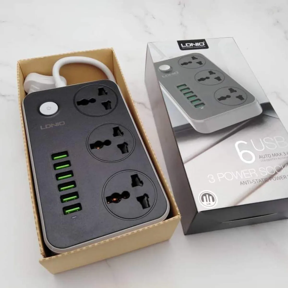 چندراهی برق USB مدل 3PS