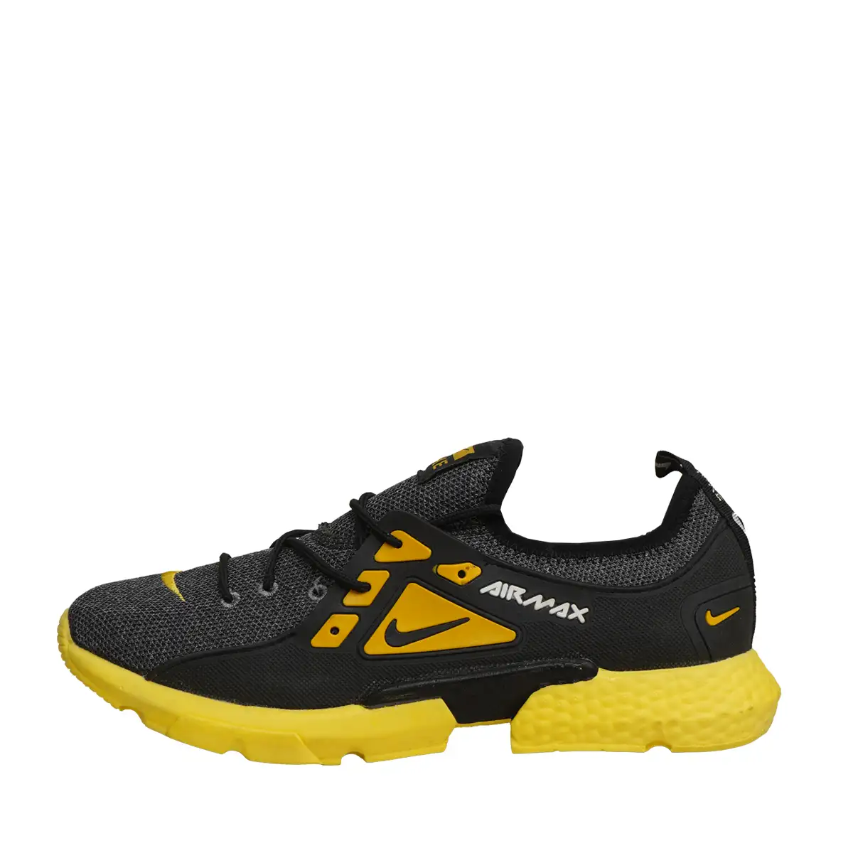 کتونی مردانه مشکی زرد مدل Elgo