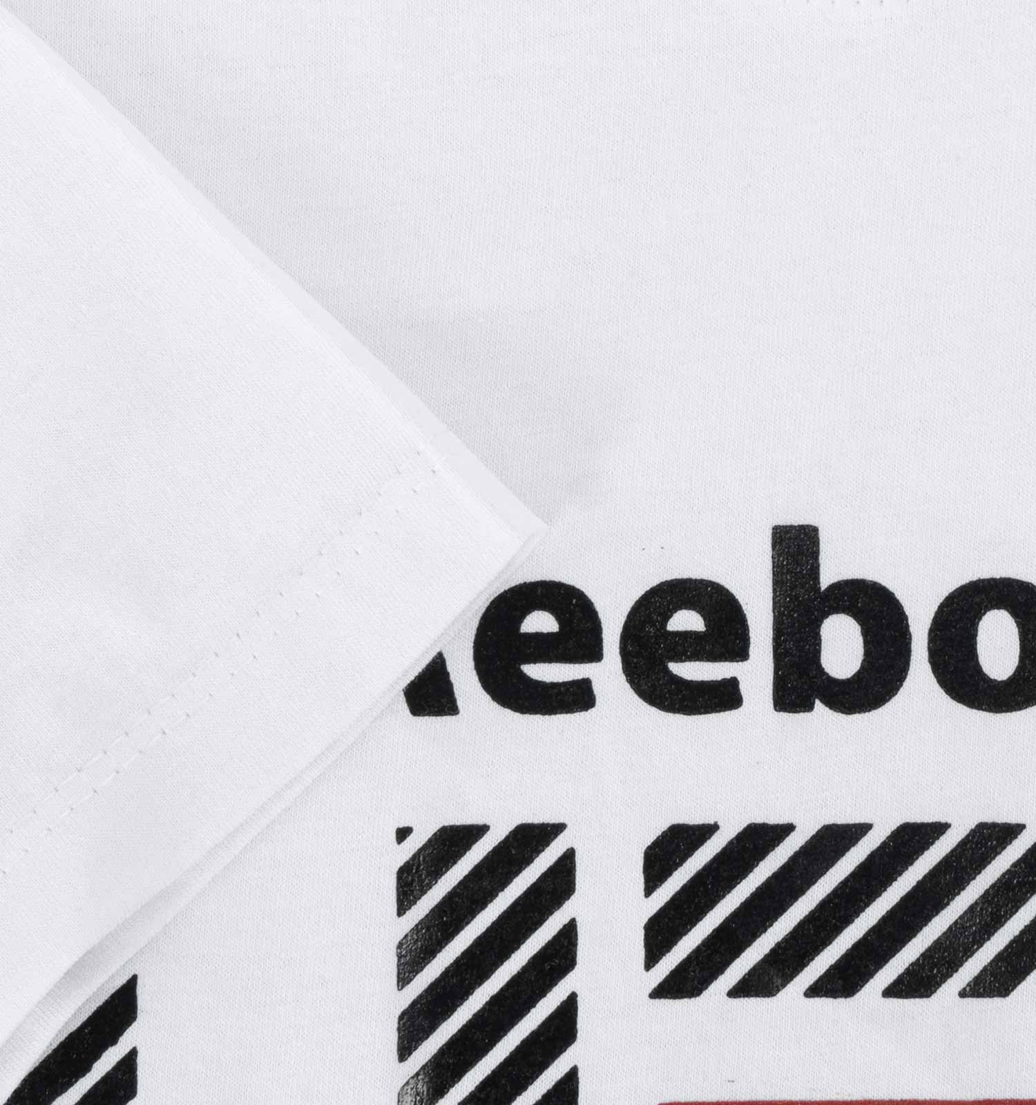 تیشرت Reebok یقه گرد مردانه سفید ساده مدل 44136