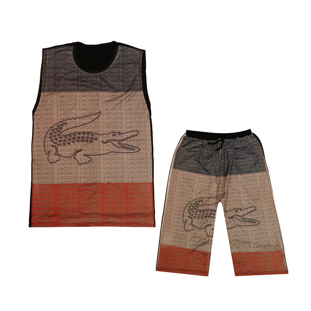 ست رکابی شلوارک LACOSTE مدل RAVO