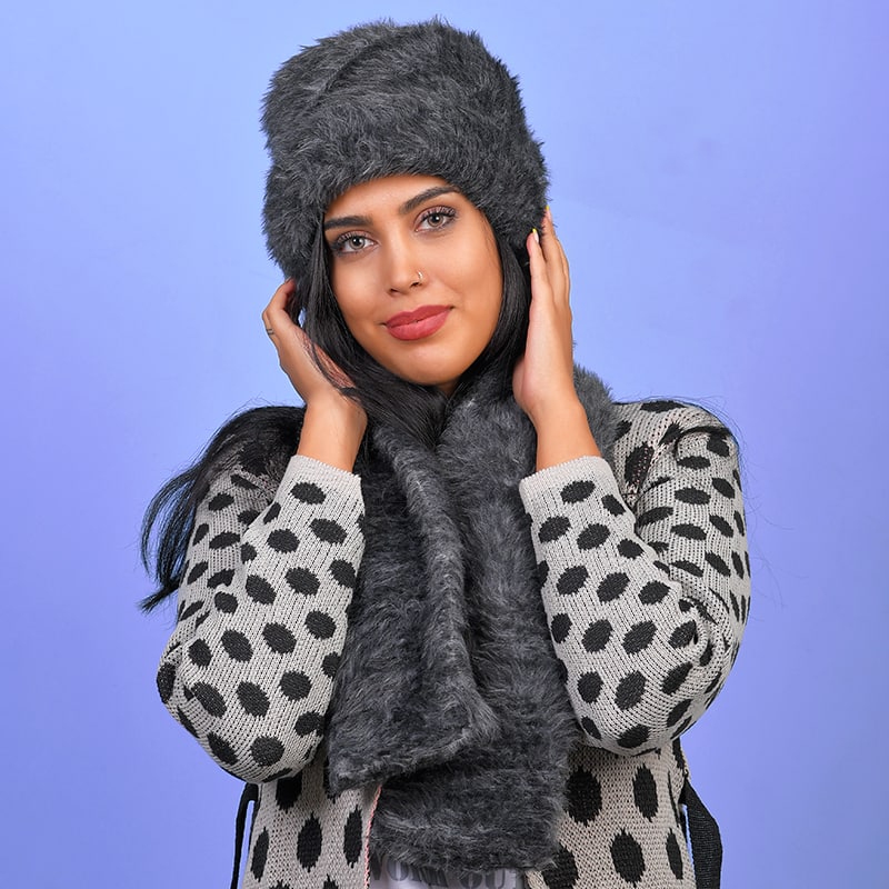ست شال کلاه زنانه مدل SATIA