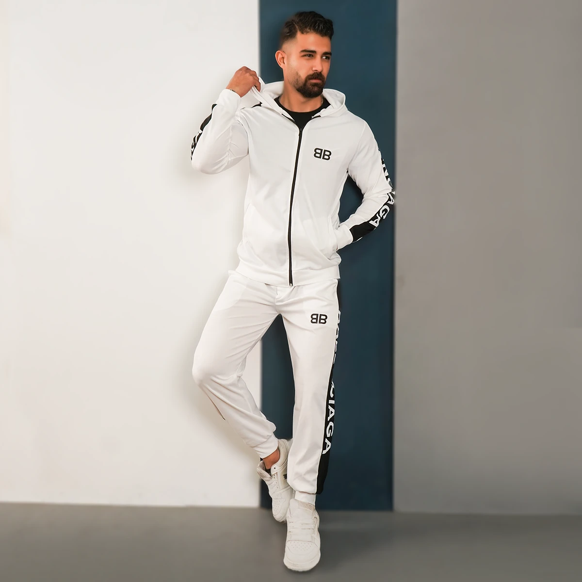 ست سویشرت شلوار مردانه Balenciaga مدل Bizhan