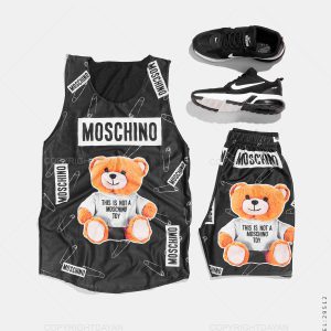 ست رکابی شلوارک مردانه Moschino مدل 29512