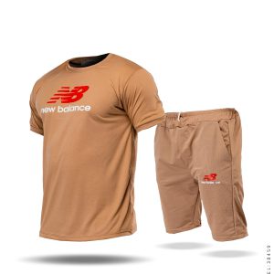 ست تیشرت شلوارک مردانه New Balance مدل 38459