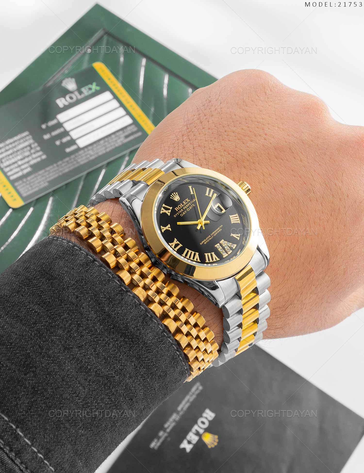 ساعت مچی مردانه Rolex مدل 21753