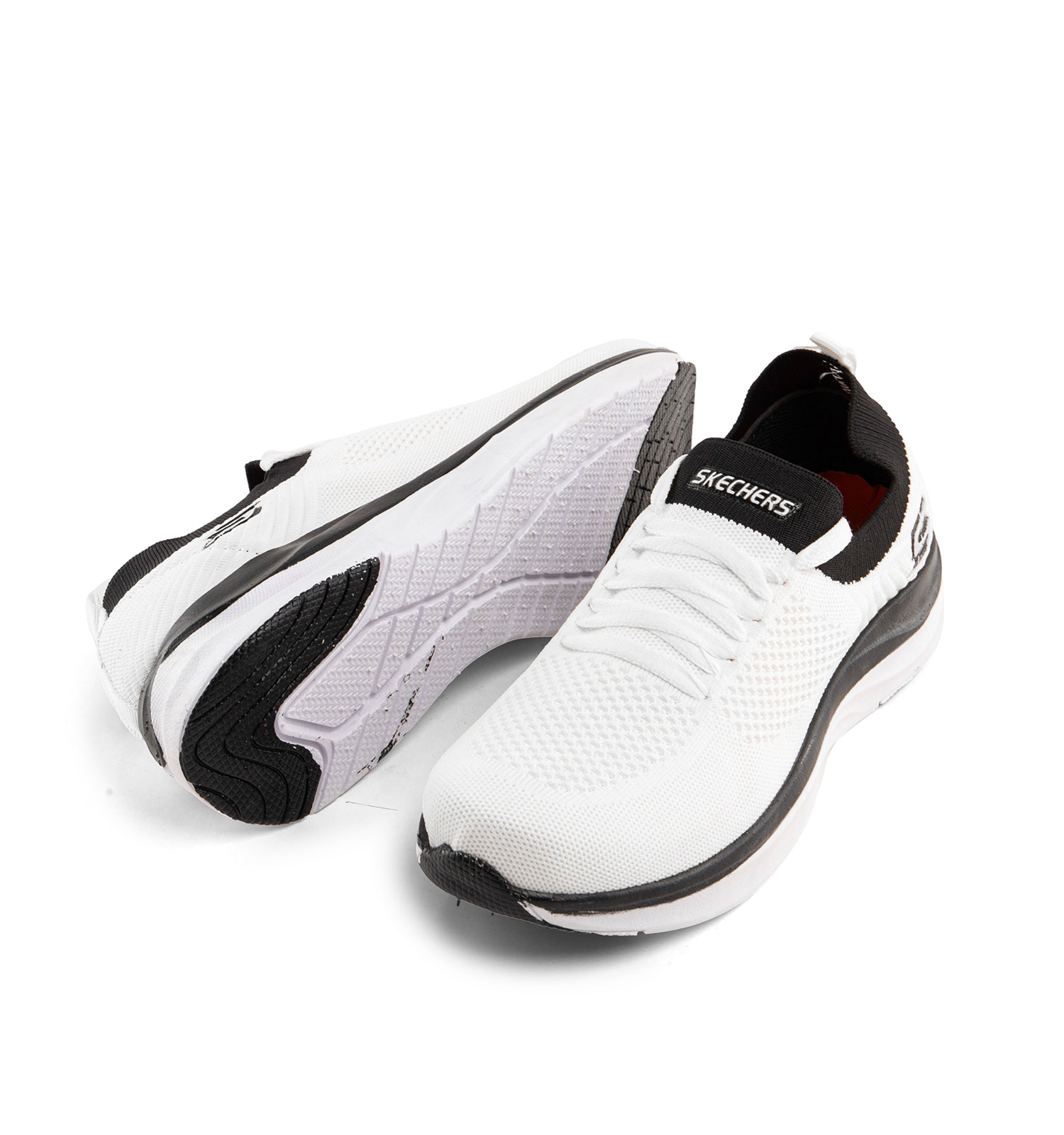 کفش ورزشی Skechers مردانه سفید بندی مدل 43211