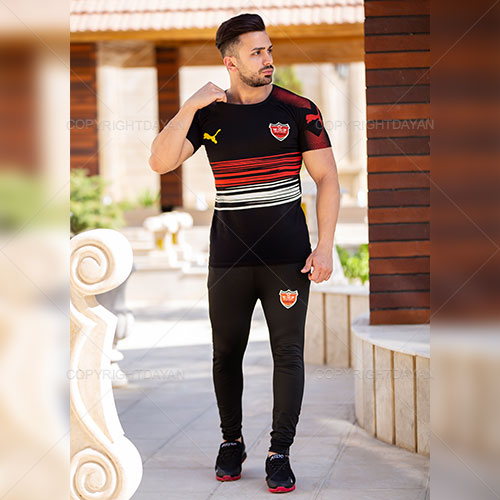 ست تیشرت شلوار پرسپولیس مدل Oksval