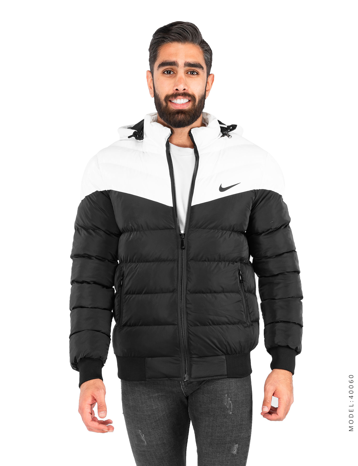 کاپشن مموری مردانه بادی Nike مدل 40060