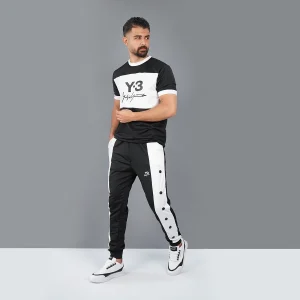 ست تیشرت شلوار سفید مشکی مردانه مدل y-3