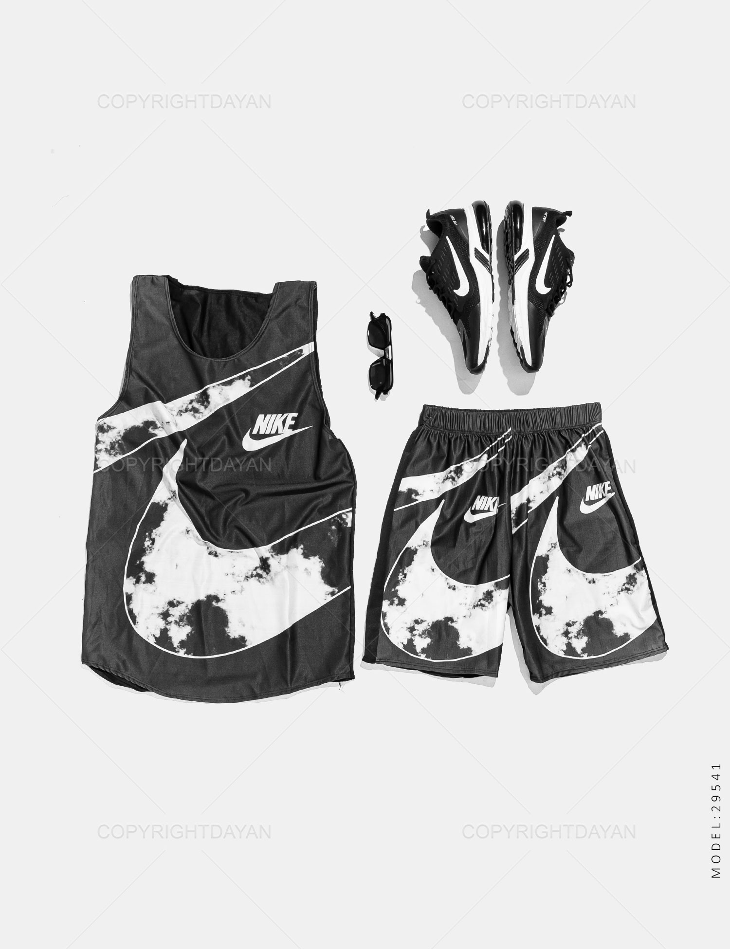 ست رکابی شلوارک مردانه Nike مدل 29541