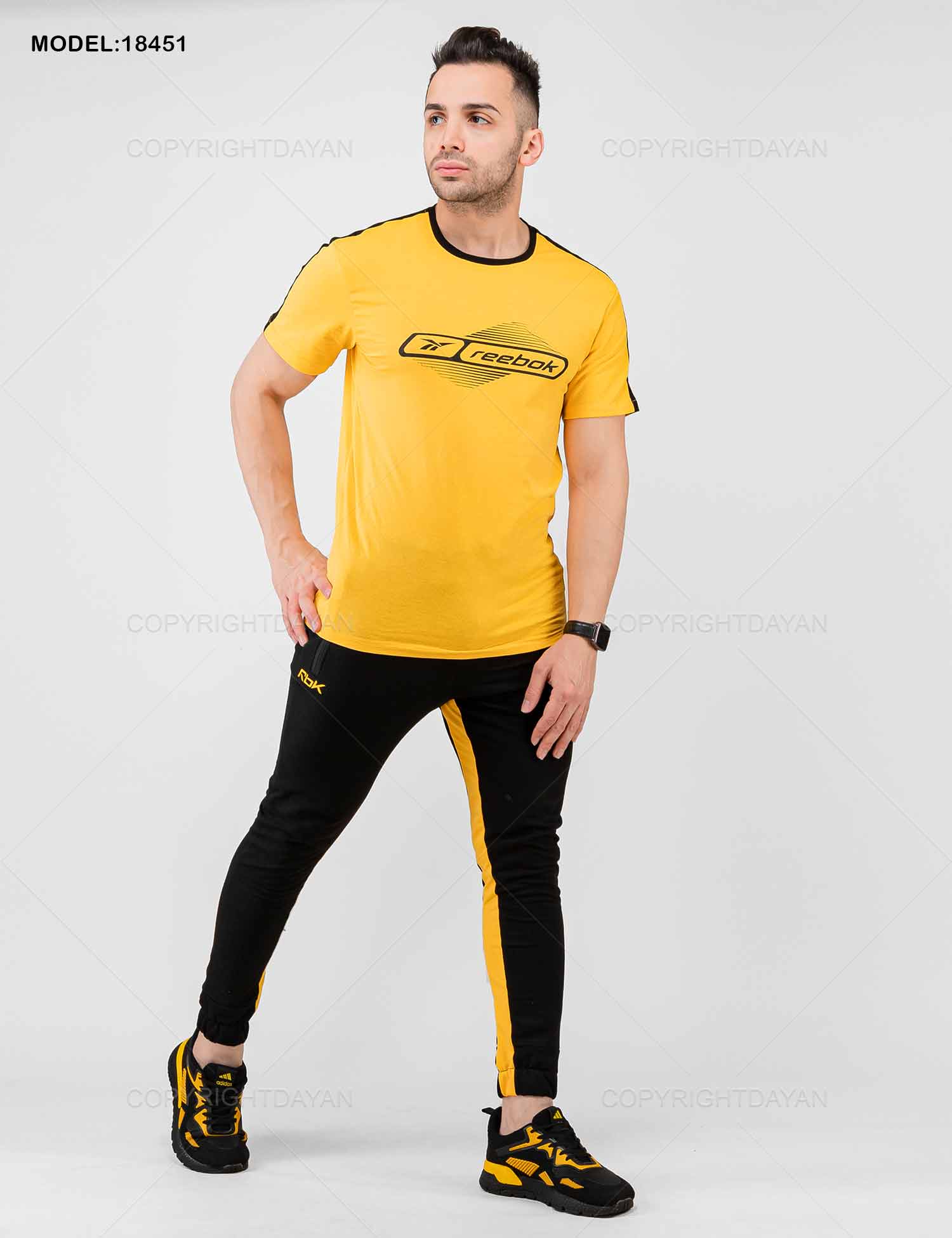 ست تیشرت شلوار مردانه Reebok مدل 18451