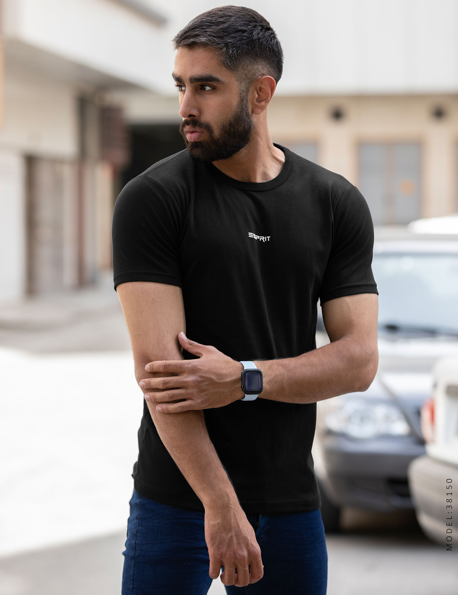 تیشرت مردانه یقه گرد Esprit مدل 38150