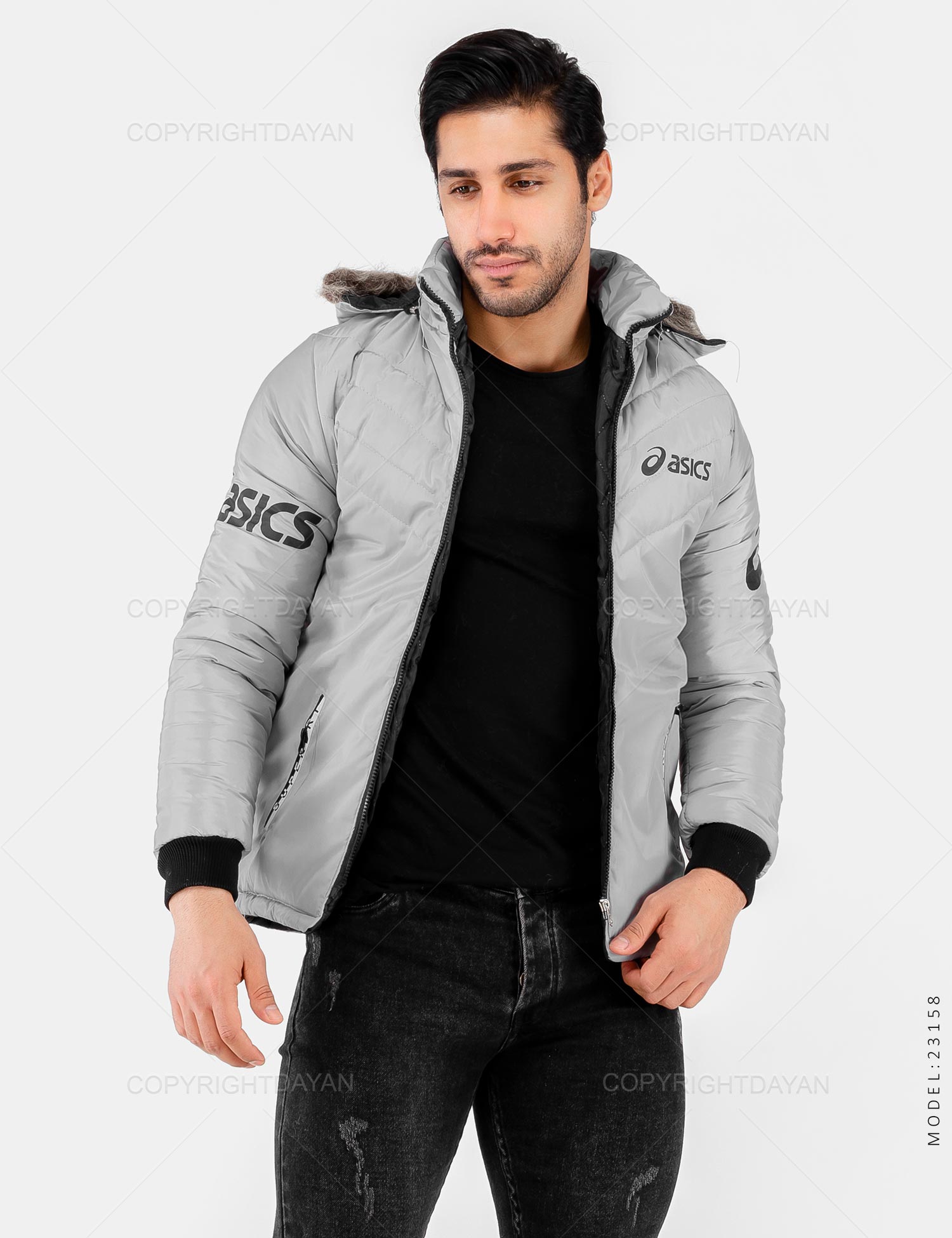 کاپشن مردانه Asics مدل 23158