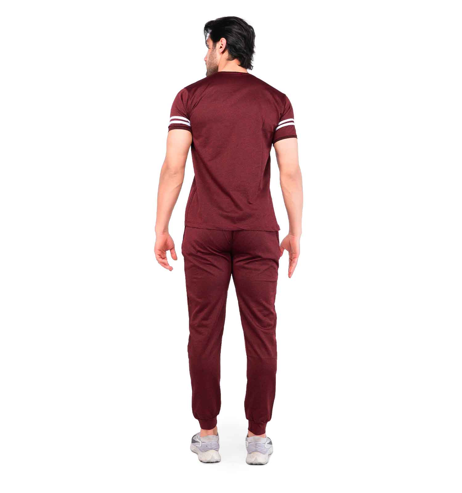 ست تیشرت شلوار مردانه آستین کوتاه ساده یقه گرد مدل 43969