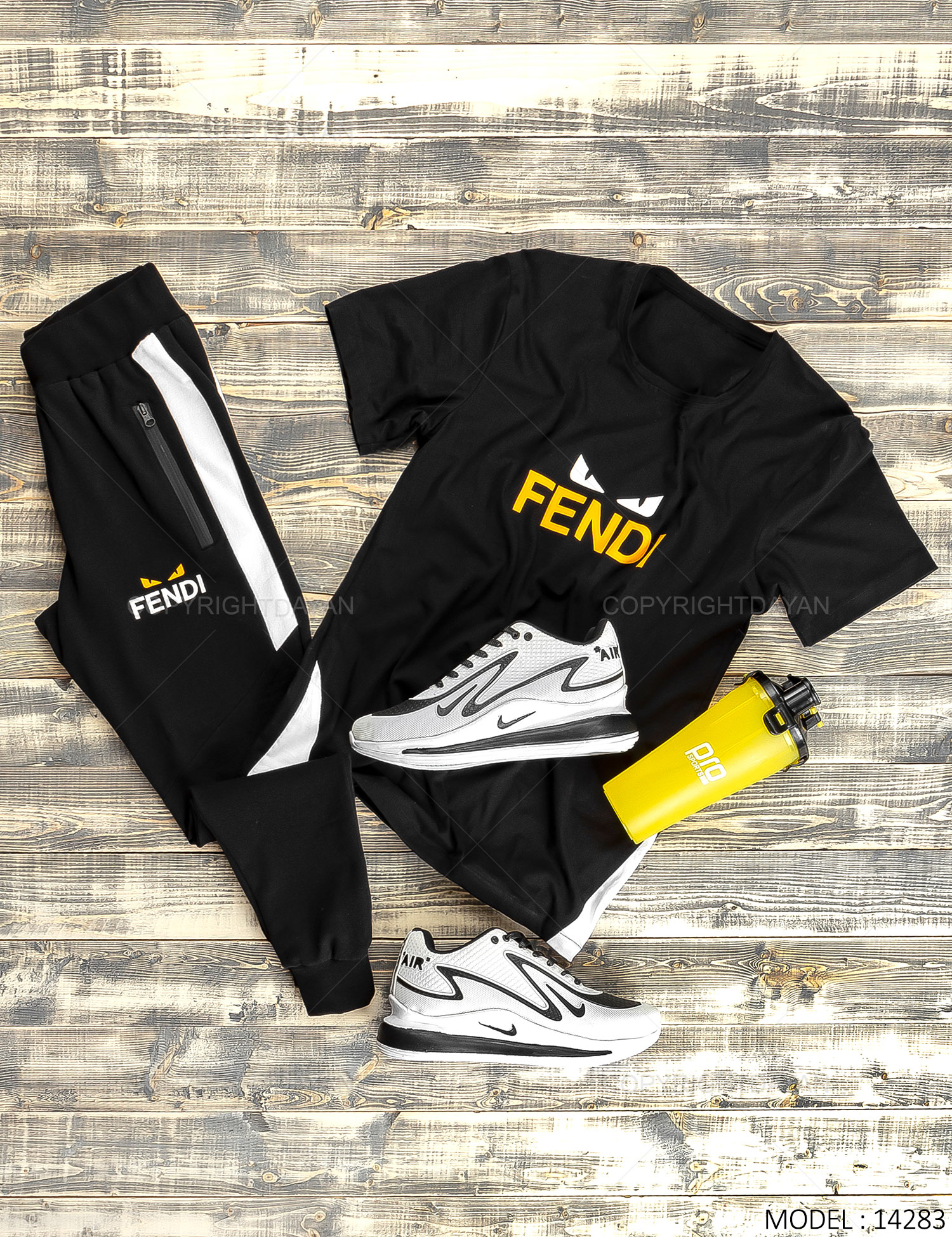 ست تیشرت شلوار مردانه Fendi مدل 14283