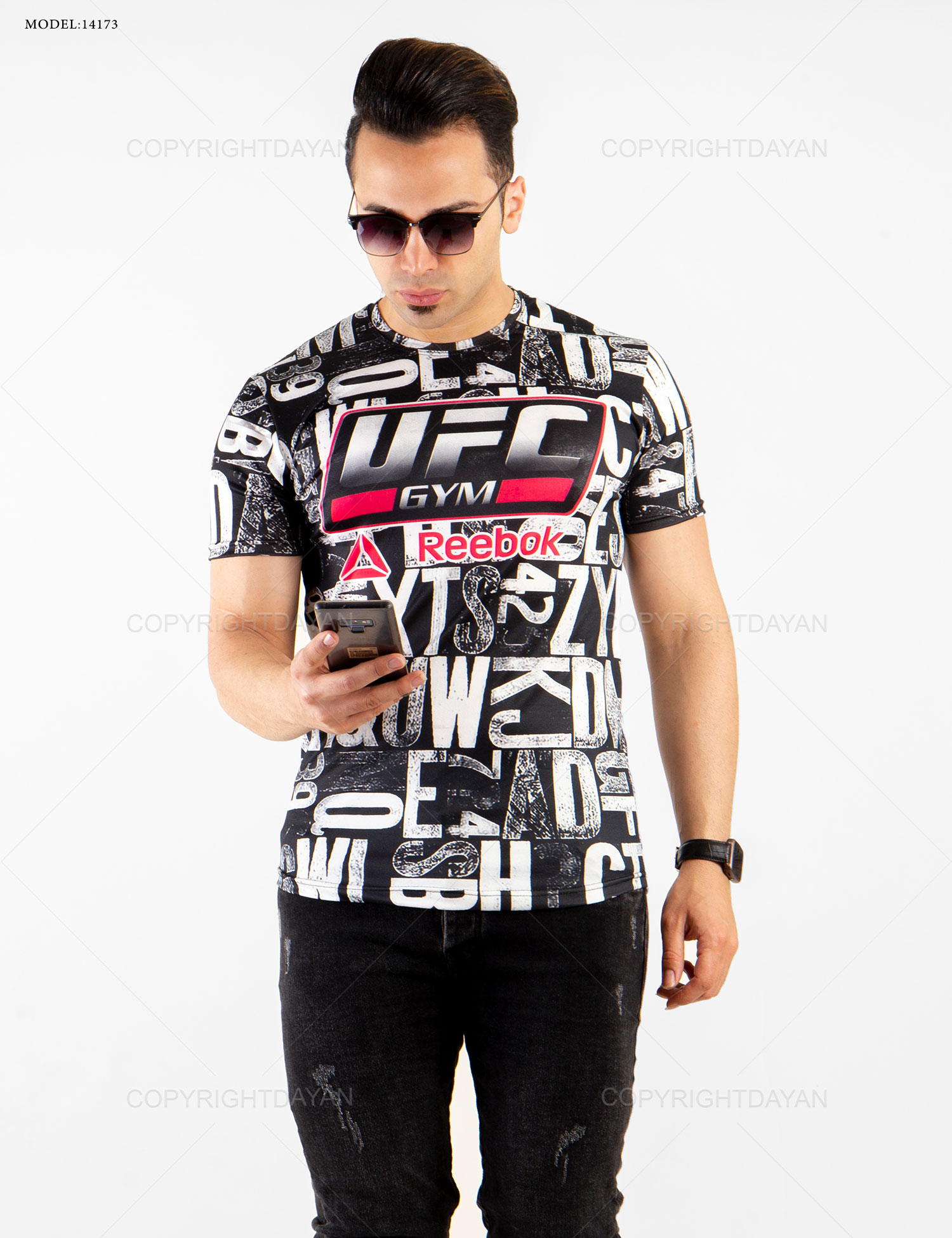 تیشرت مردانه Reebok مدل 14173