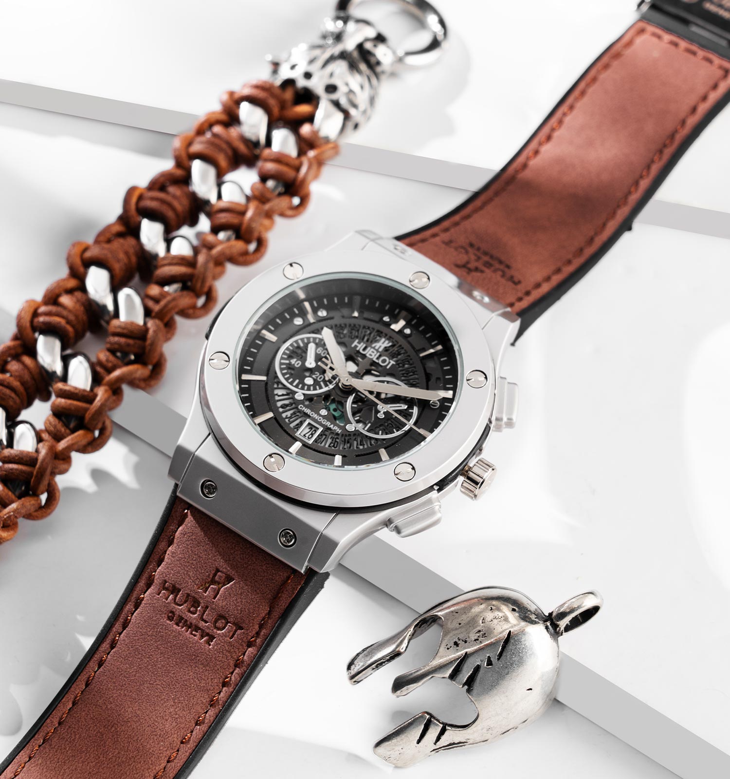 ساعت مچی مردانه عقربه ای Hublot مدل 37582