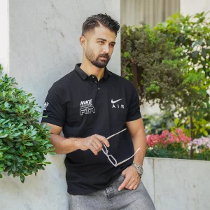 تیشرت مردانه مشکی مدل nike air collection