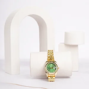 ساعت Rolex زنانه صفحه سبز مدل R12
