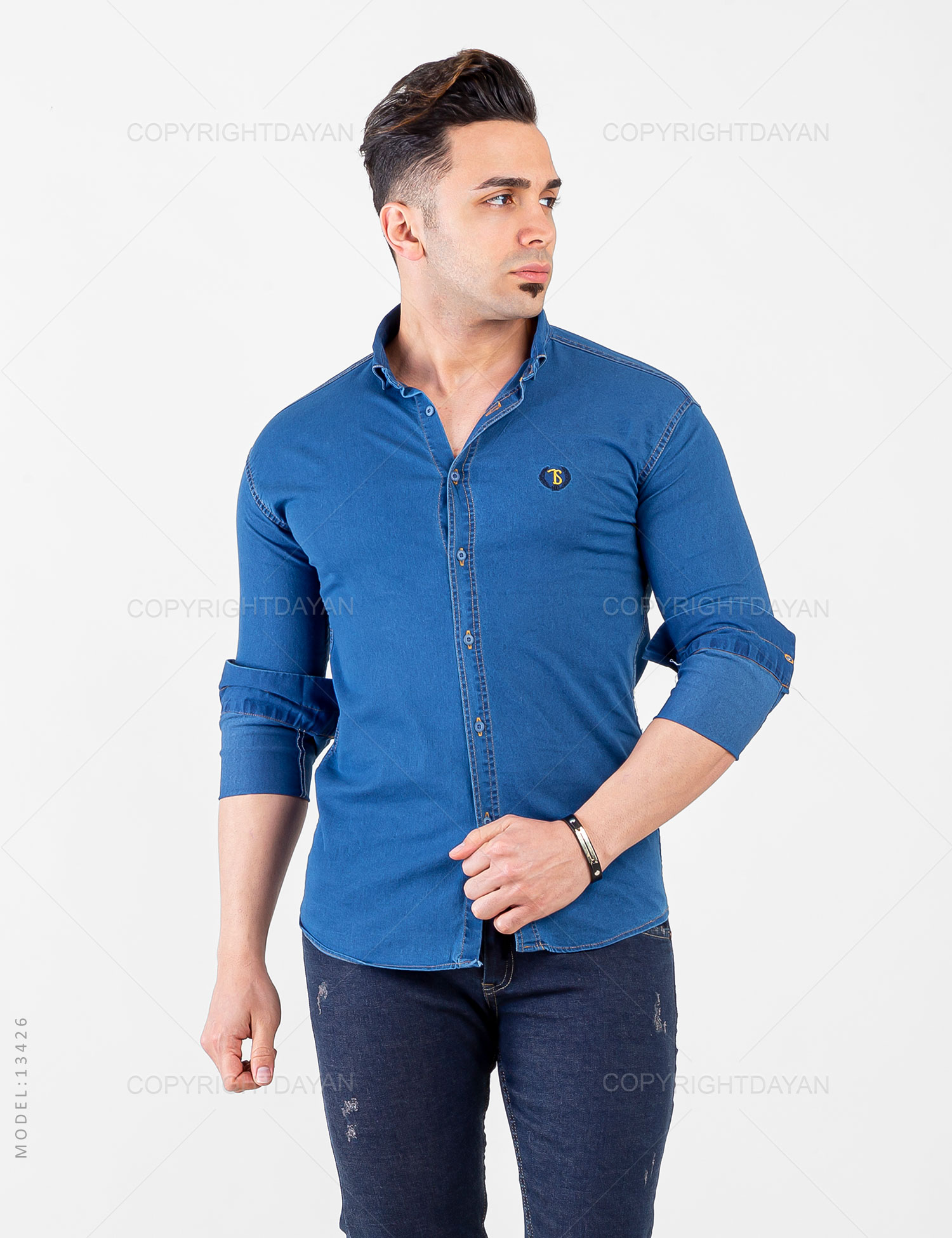پیراهن مردانه Benson مدل 13462