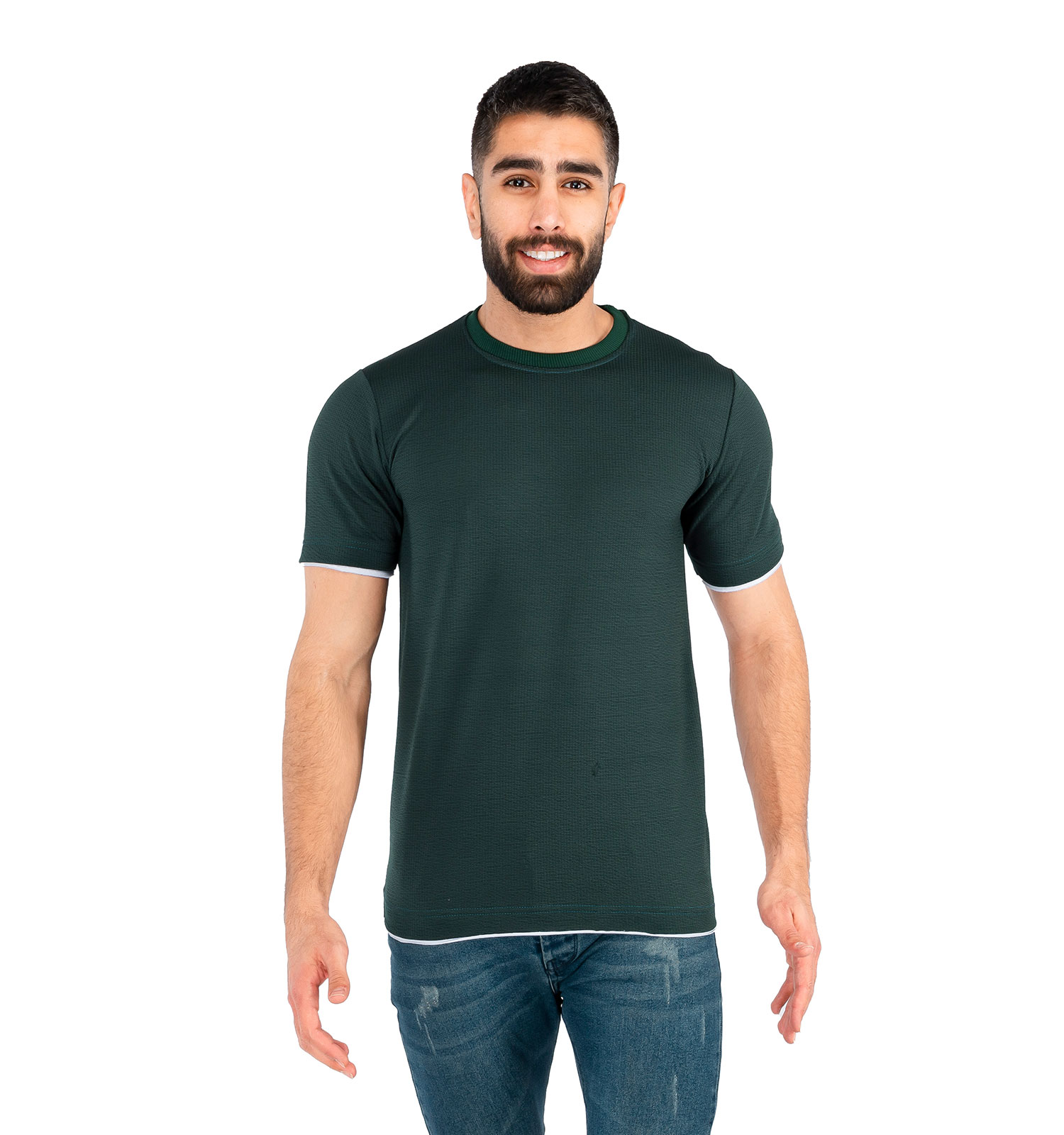تیشرت یقه گرد مردانه ساده مدل 42974