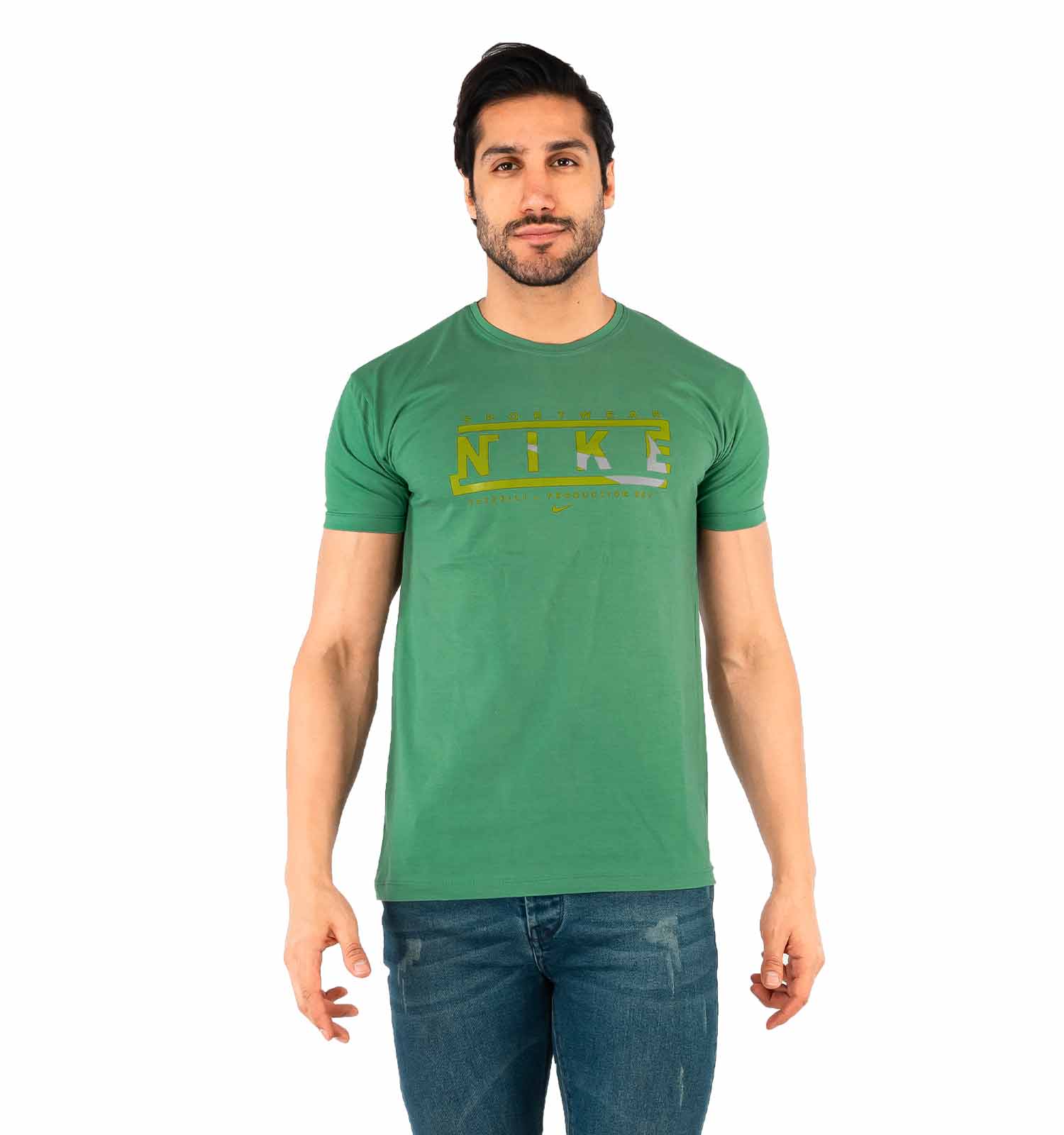 تیشرت Nike یقه گرد مردانه ساده مدل 44106