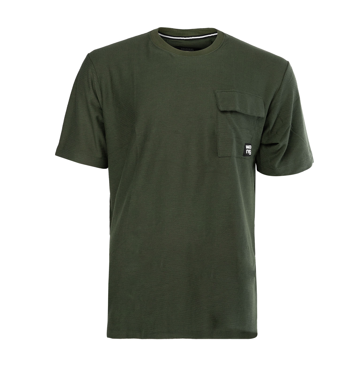 تیشرت یقه گرد مردانه جیب دار ساده مدل 45331