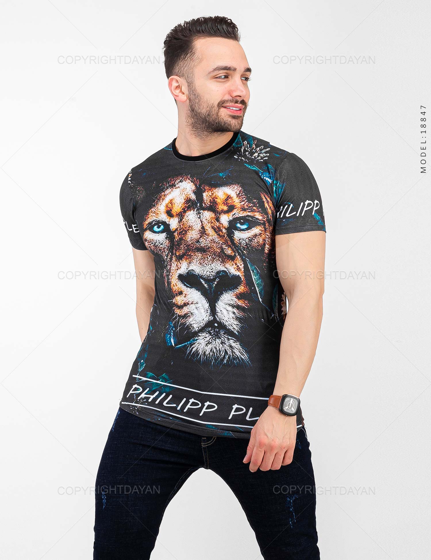 تیشرت مردانه Philipp Plein مدل 18847