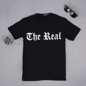 تیشرت مردانه طرحدار مدل The Real