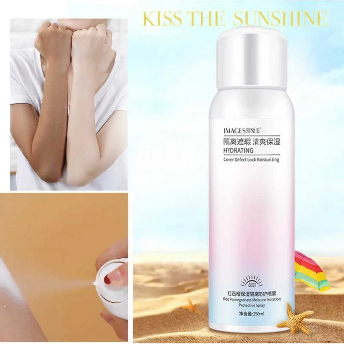 اسپری ضد آفتاب بی رنگ Hymeys مدل HYDRATING
