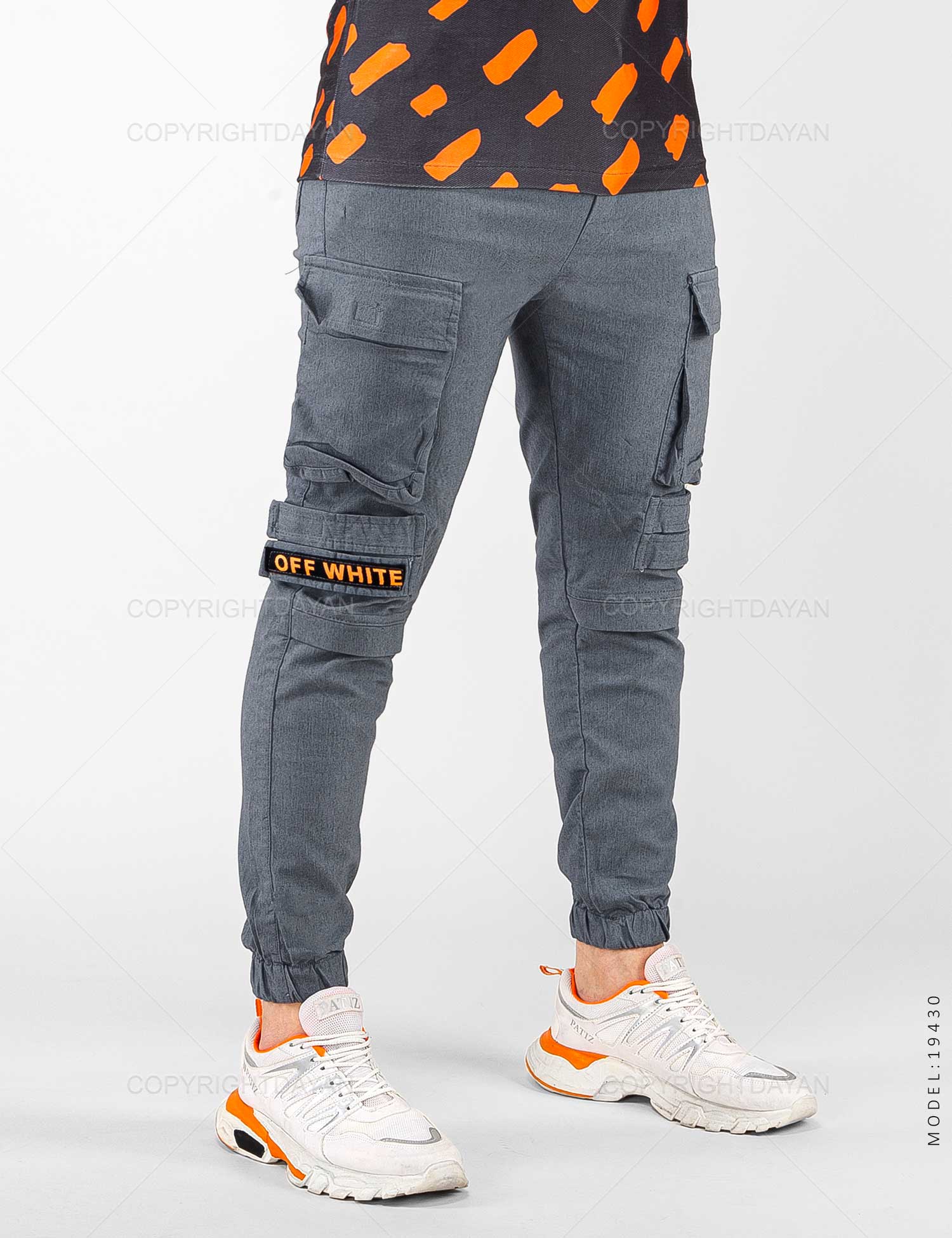 شلوار اسلش مردانه Off – White مدل 19430