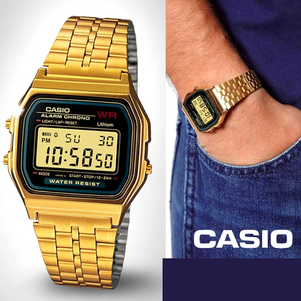 ساعت طلایی نوستالژی Casio مردانه