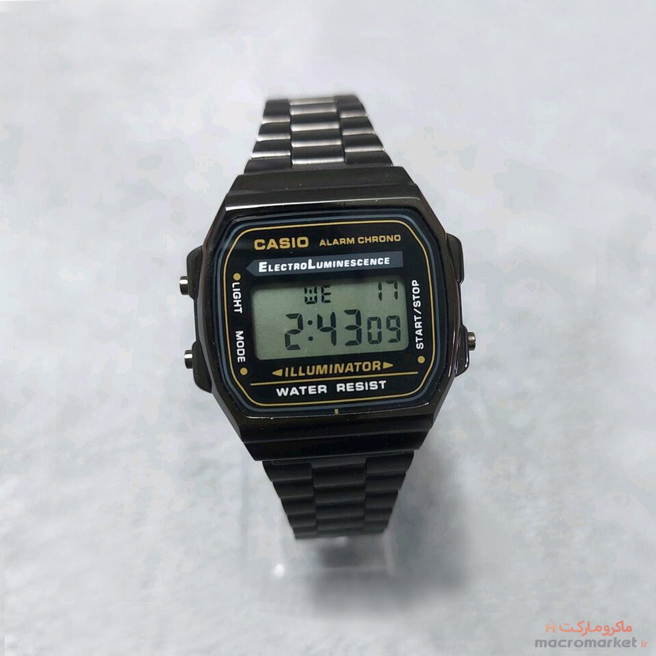 ساعت مشکی نوستالژی Casio مردانه