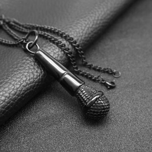 گردنبند میکروفون مشکی