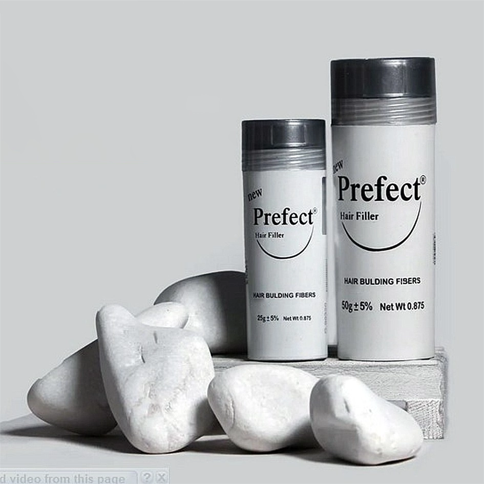 پودر پرپشت کننده مو مدل PREFECT رنگ مشکی