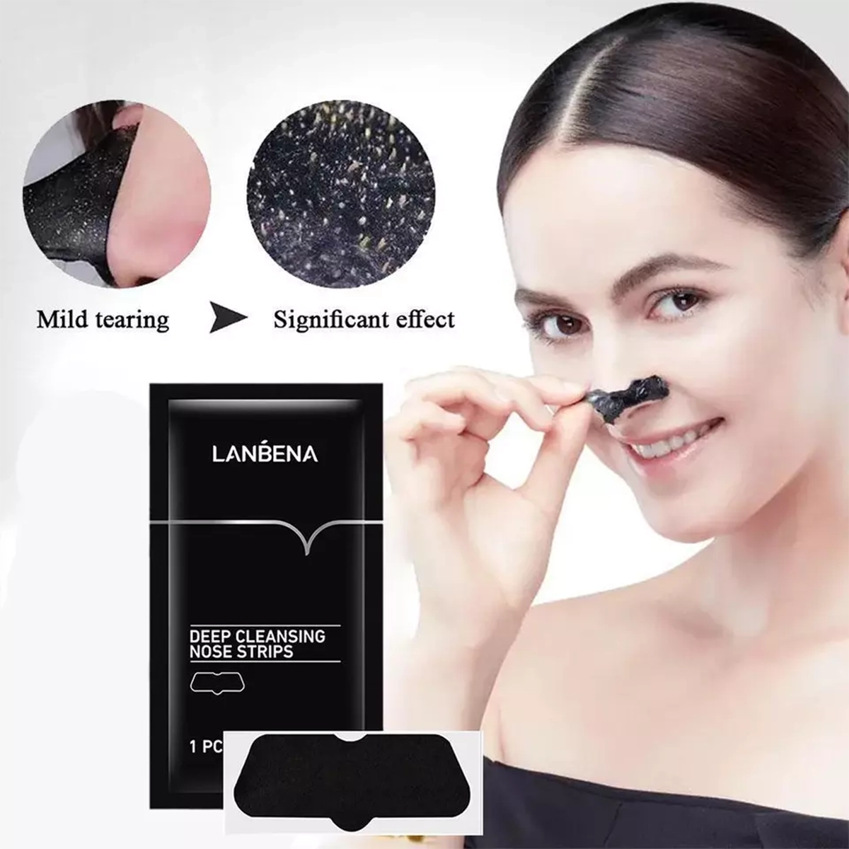 چسب بینی ورقه ای مدل LANBENA 3عددی