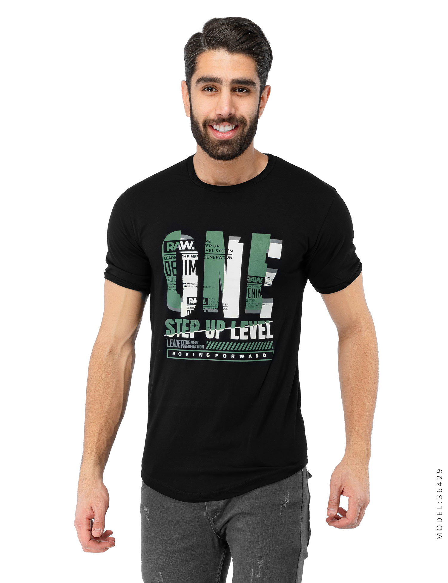 تیشرت یقه گرد مردانه Fashion مدل 36429
