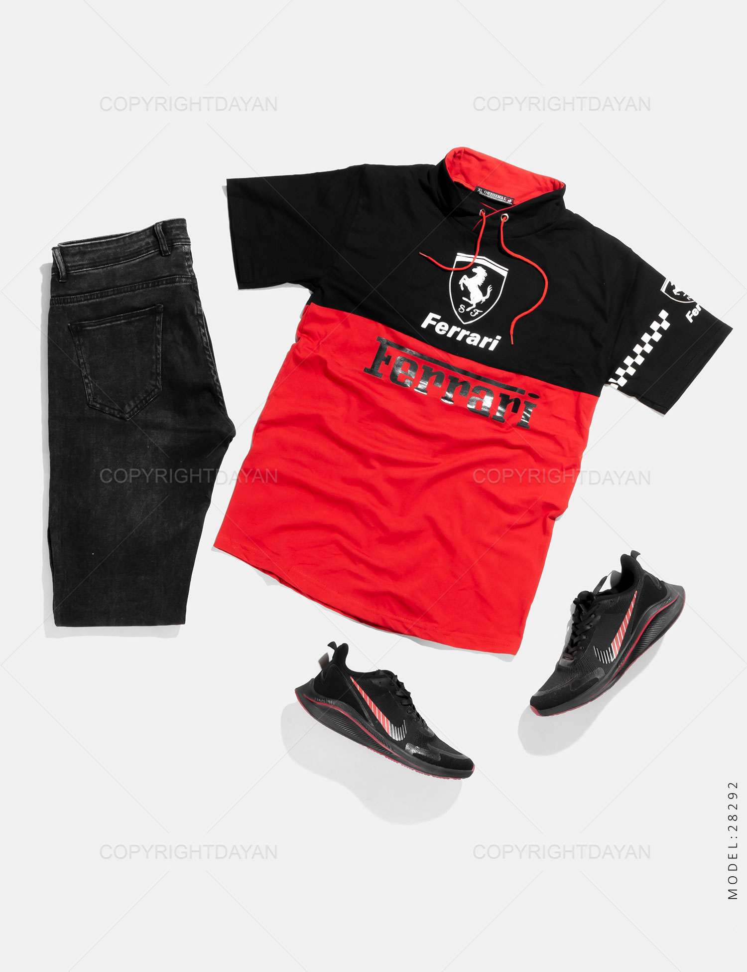 تیشرت مردانه Ferrari مدل 28292