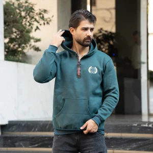 هودی مردانه طرح سبز مدل Parham