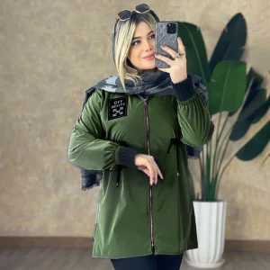 بارونی سلیکونی سبز زنانه مدل Avina