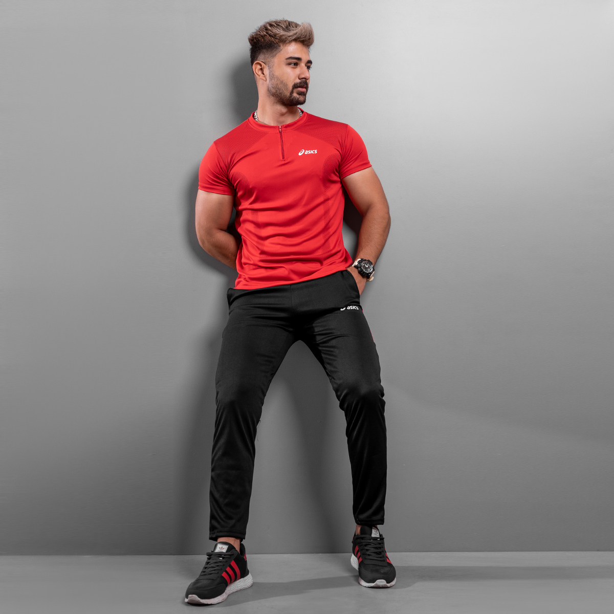 ست تیشرت شلوار Asics مردانه مدل Pedrik T