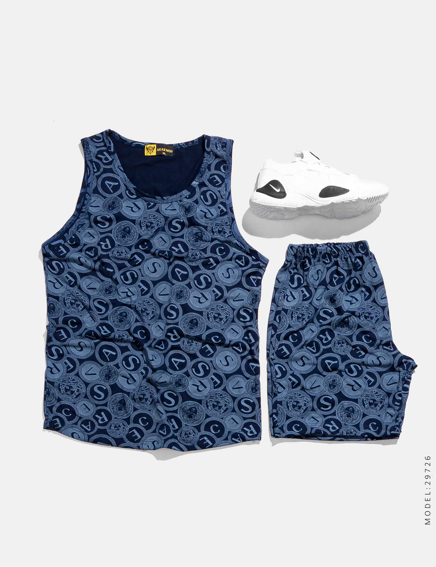 ست رکابی شلوارک مردانه Versace مدل 29726