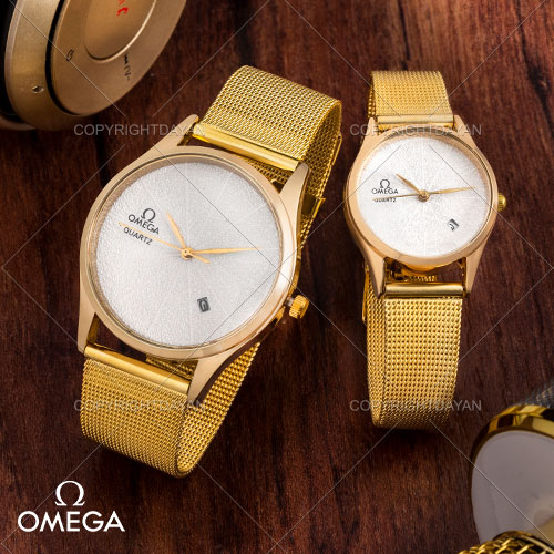ست ساعت مچی مردانه زنانه Omega مدل W 9106