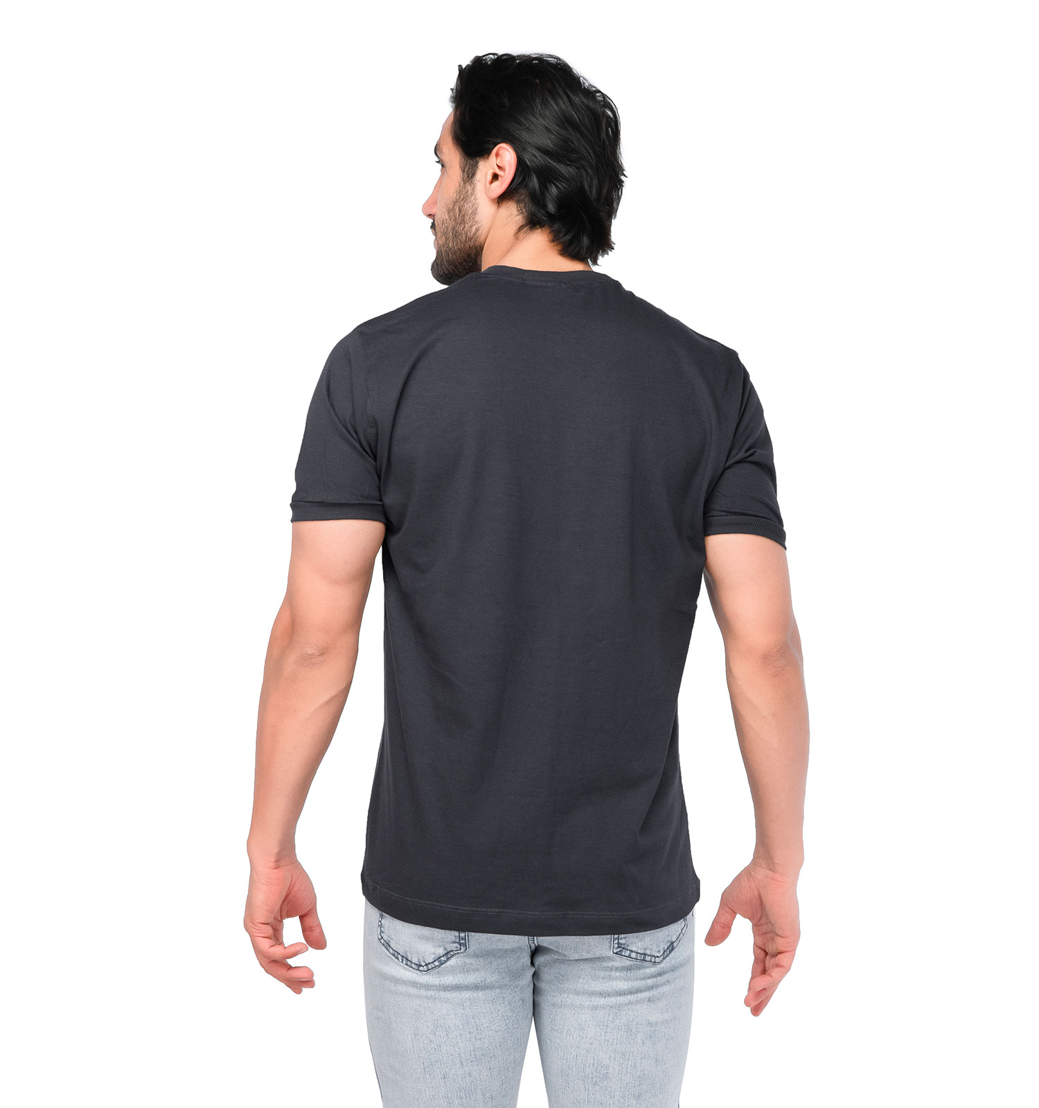 تیشرت یقه گرد مردانه پنبه ساده مدل 44787