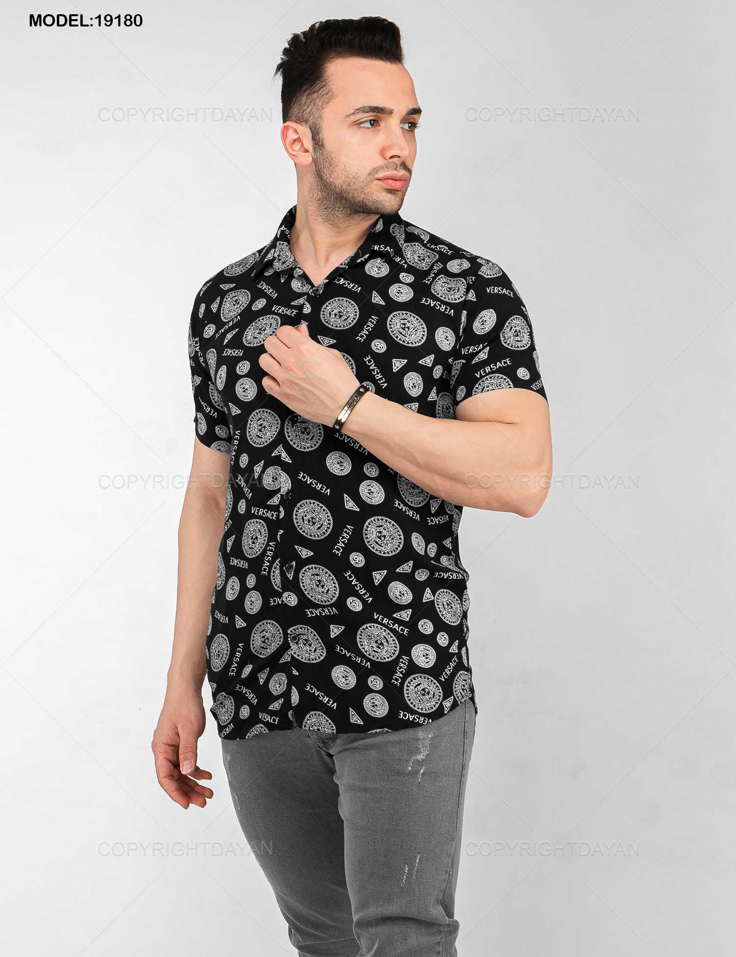 پیراهن مردانه Versace مدل 19180