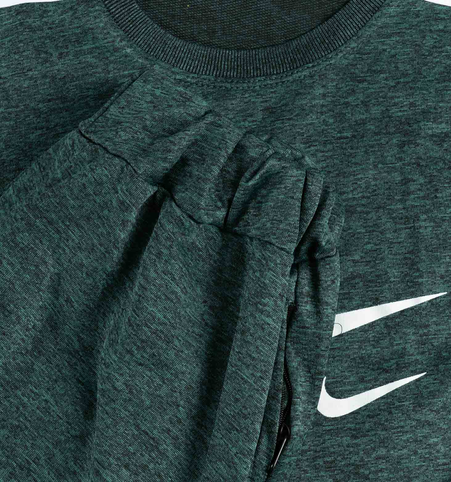 ست تیشرت شلوار مردانه آستین کوتاه Nike ساده یقه گرد مدل 43069