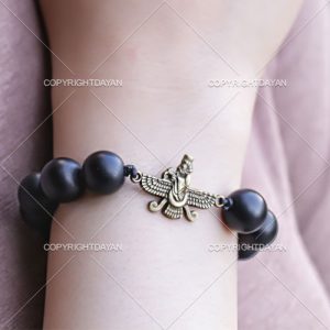 دستبند سنگی فروهر طرح ویس